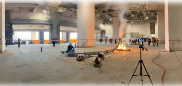 Alibaba Premium Modern Logistics Centre Hot Smoke Test